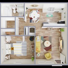 A3 - Cottonwood Park Village 547A floor plan